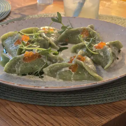 Pierogi z łososiem